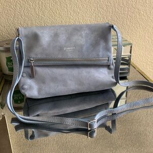 Hammitt Blue Suede crossbody bag